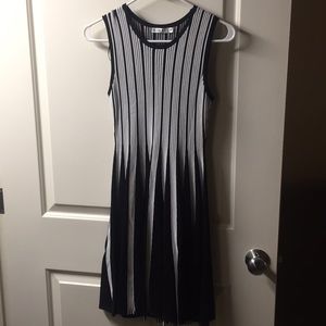 Medium black and white dress